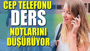 Akıllı telefonun yoğun kullanımı okulda başarısızlığına neden oluyor