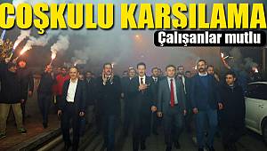 Çalışanlardan Tok'a teşekkür