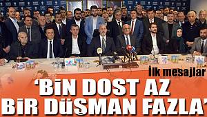 Karaduman'dan ilk toplantı mesajlar