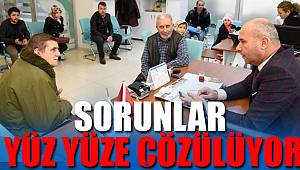 Tekkeköy'de sorunlar yüz yüze çözülüyor