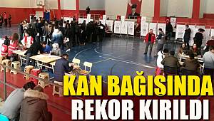 Tekkeköy kan bağışında rekor kırdı 