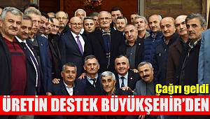 Üretime destek büyükşehirden 