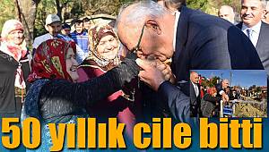 50 yıllık su çilesi bitti 