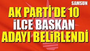 AK Parti Samsun ilçe başkan adayları belirlendi 