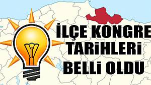 AK Parti Samsun ilçe kongre tarihleri belli oldu