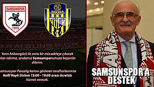 Büyükşehir'den Samsunspor'a destek