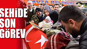 Havza şehidini son yolculuğuna uğurladı