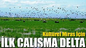 Kızılırmak Ddeltası'nda Türkiye'de ilk çalışma