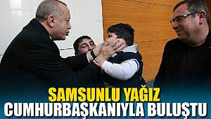 Samsunlu Yağız Cumhurbaşkanı ile buluştu 