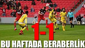Samsunspor bu haftada berabere kaldı