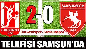 Samsunspor deplasmanda farklı yenildi