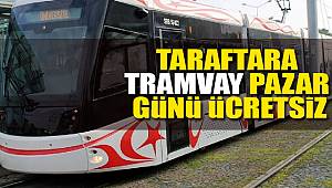 Samsunspor taraftarına tramvay ücretsiz
