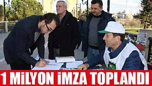 1 milyon imza şeker fabrikası için toplandı 