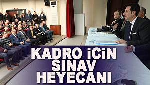 Belediye personeline kadro sınavı 