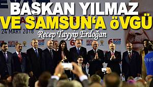 Cumhurbaşkanı'ndan Yılmaz'a övgü