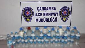 Evde sahte içki bulundu 