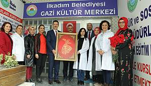 İlkadım'da kadınların mutlu günü