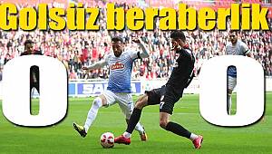 Samsunspor'da golsüz beraberlik