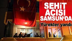 Şehit pilot Samsun'da uğurlanıyor