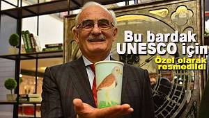 UNESCO için özel bardak