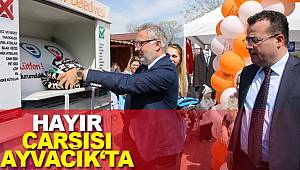 Ayvacık'ta hayır çarşısı