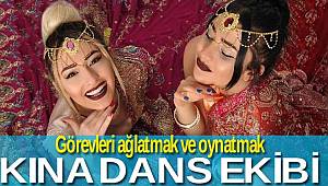 Kına için özel dans ekibi kurdular
