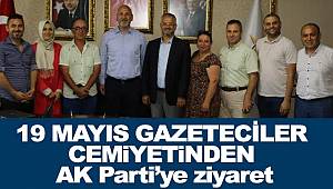 19 Mayıs Gazeteciler Cemiyeti'nden AK Parti'ye ziyaret 