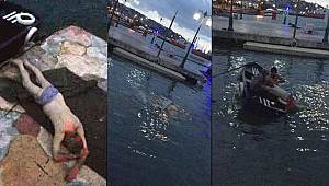 Boğulmaktan sonra anda kurtarıldı 