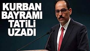 Kurban Bayramı tatili 9 güne üzadı