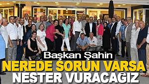Şahin, Nerede sorun varsa neşter vuracağız
