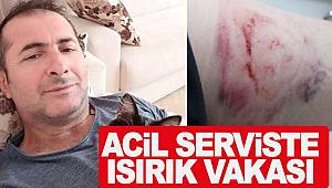 Sözde hasta acil serviste sağlık memurunun kolunu ısırdı 