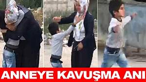 Anne korku içinde beklerken çocuğuna kavuştu 