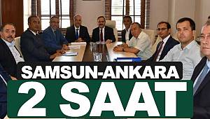 Hızlı trene samsun kavuşuyor