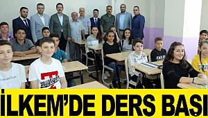 İLKEM'de öğrenciler ders başı yaptı 