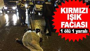 Minibüs yayalara çarptı 1 ölü 1 yaralı 