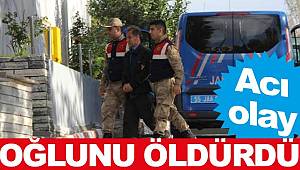 Bıçakla saldıran oğlunu öldürdü 