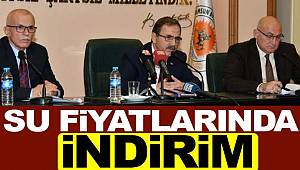 Samsun'da su fiyatlarında indirime gidildi