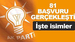 Samsunda belediye başkan aday adayları açıklandı