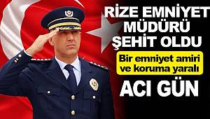 Rize emniyetinde saldırı, emniyet müdürü Altuğ Verdi şehit oldu