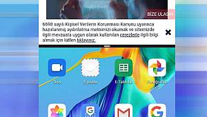 Huawei telefonlarda ekranı ikiye bölme
