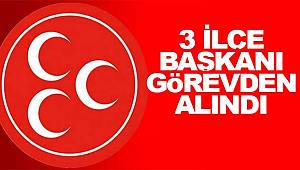 Samsun MHP'den üç ilçe başkanı görevden alındı 