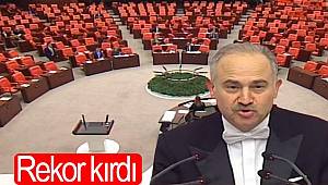 Levent Gök meclis bütçe görüşmelerinde rekor kırdı 