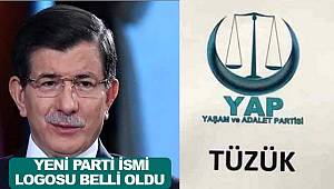Yaşam ve Adalet Partisi YAP ismi Ahmet Davutoğlu'nun yeni kuracağı parti oldu 