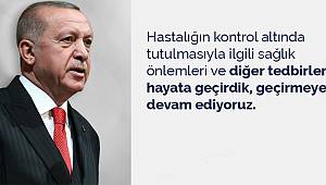 Cumhurbaşkanı'ndan koronavirüs açıklaması: Bu sürecin ciddi ekonomik sonuçları olacak