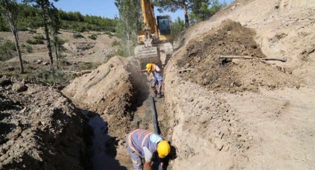 Acıpayam’da 40 Yıllık İçme Suyu Hattı Yenilendi