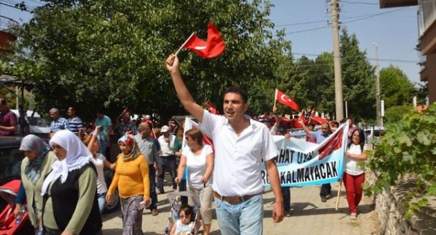 Acıpayam’da Terör Protesto Edildi