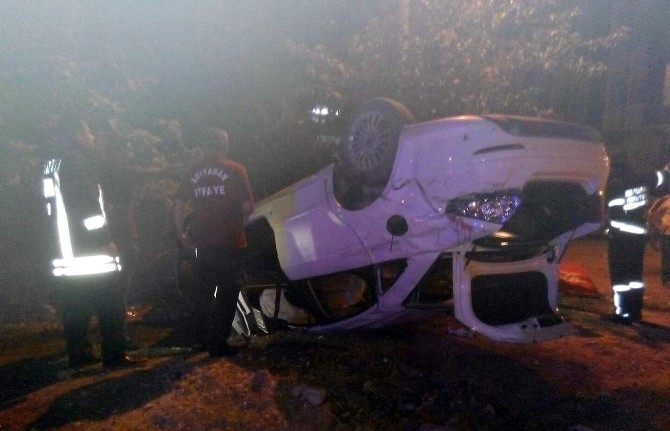 Adıyaman’da Otomobil Takla Attı: 5 Yaralı
