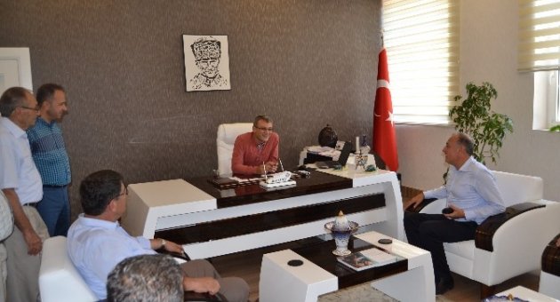 Aesob’dan Gazipaşa Kaymakamına Ziyaret