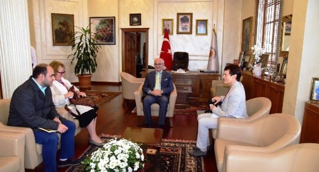 AGİT Heyeti Başkan Yılmaz’ı Ziyaret Etti