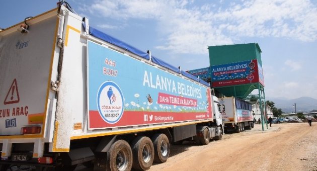 Alanya’da Konaklı Çöp Aktarma İstasyonu Hizmete Girdi